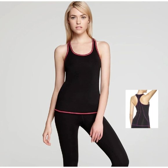 HUE Women's Black Sport Tank U13558 Black Medium - Picture 1 of 1